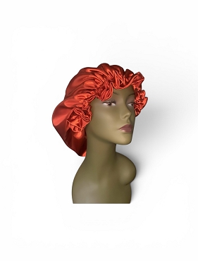 Satin Bonnet — Orange
