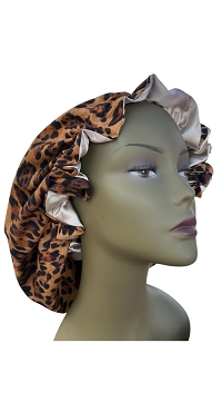 Satin Lined— Leopard Print