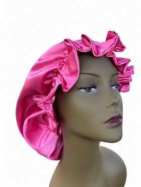 Satin Bonnet — Pink 